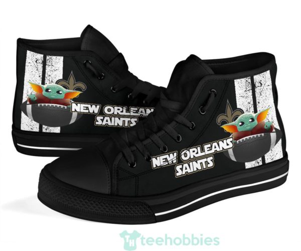 new orleans saints baby yoda high top shoes 4 3g4DX 600x500px New Orleans Saints Baby Yoda High Top Shoes