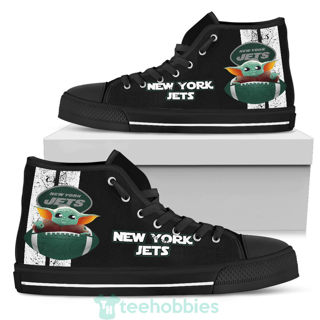 New York Jets Baby Yoda High Top Shoes