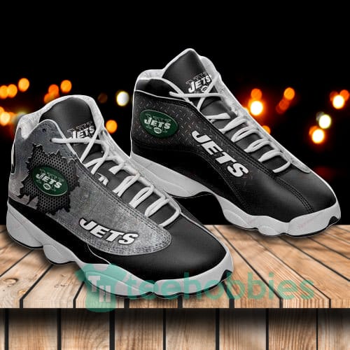 New York Jets Black Air Jordan 13 Sneaker Shoes