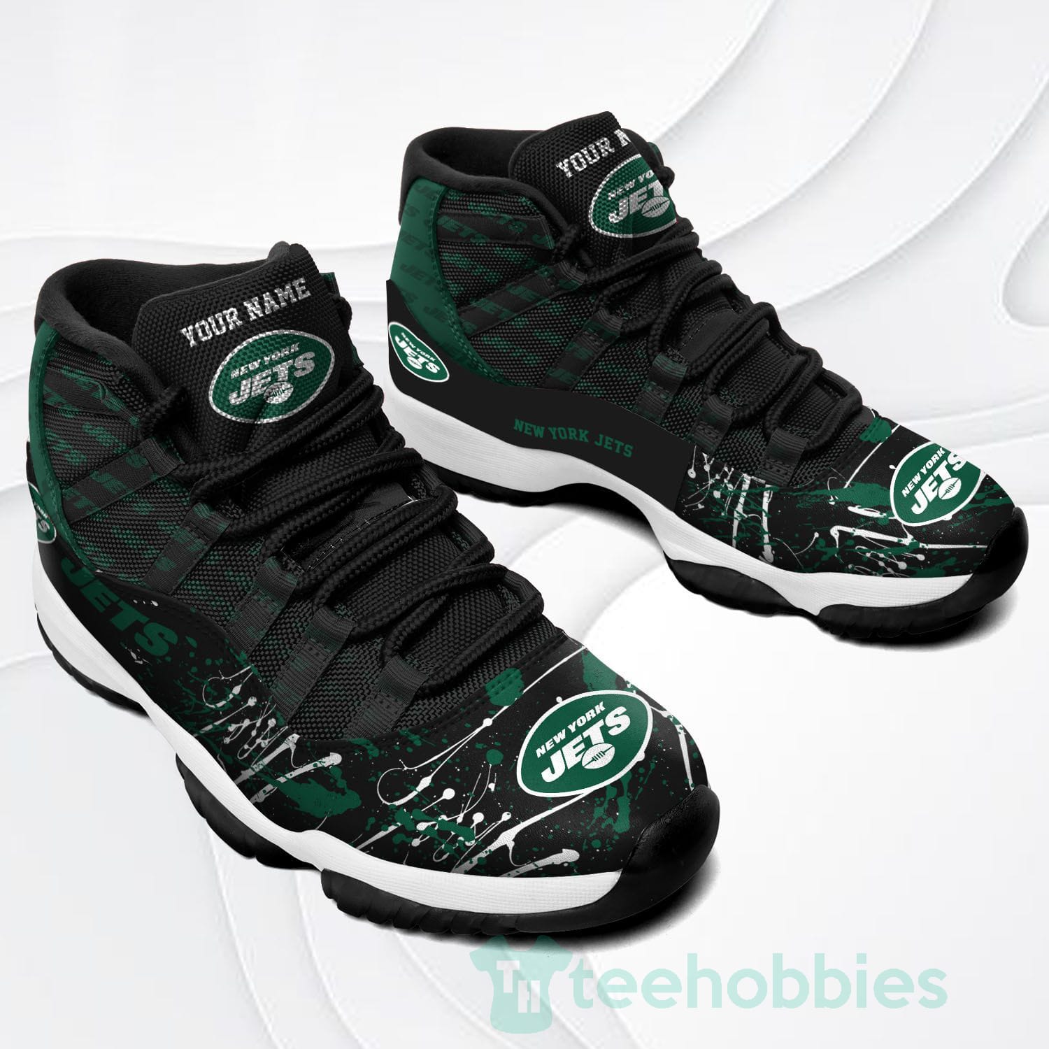 New York Jets Customized New Air Jordan 11 Shoes Product photo 2