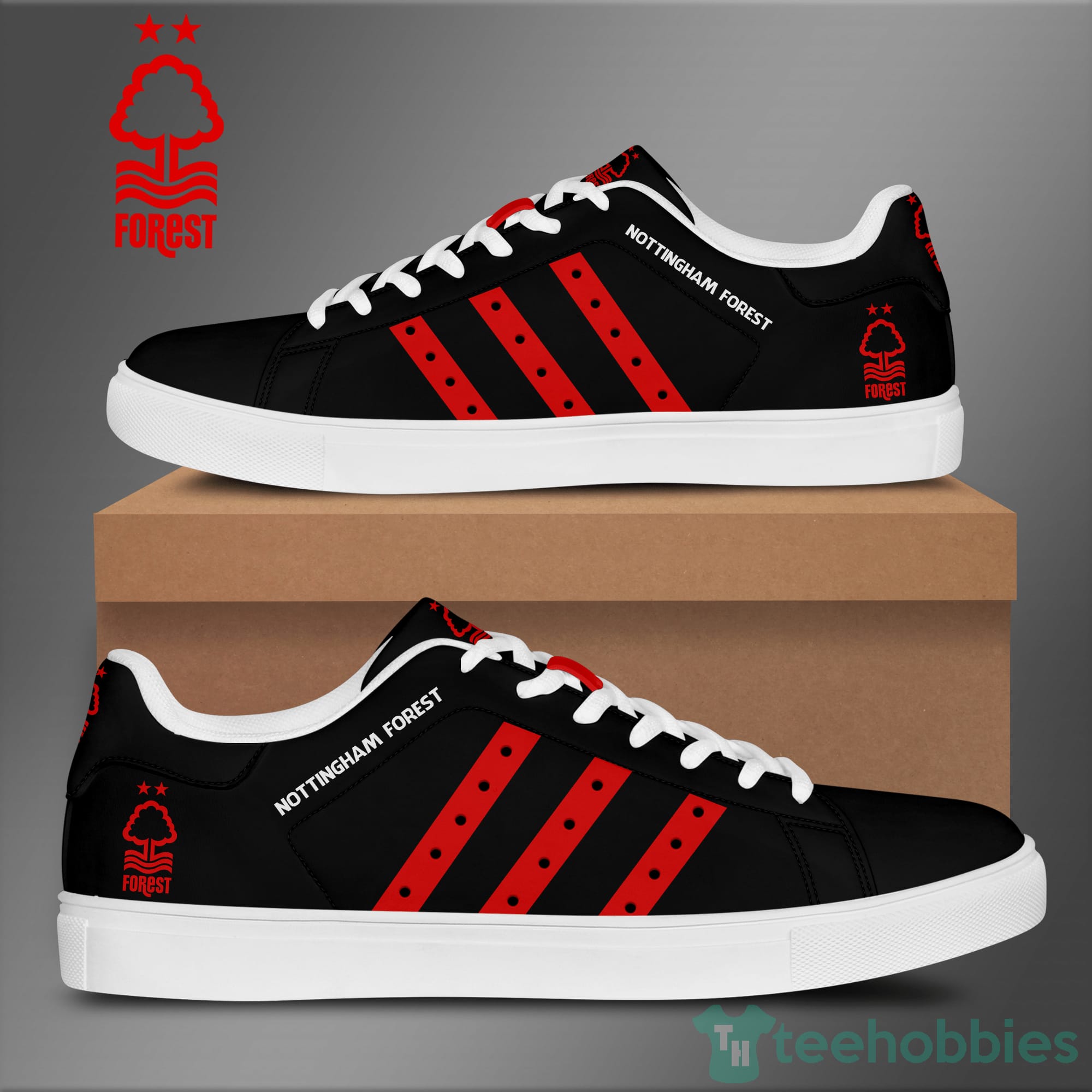 Nottingham Forest Fc Low Top Skate Shoes Product photo 2
