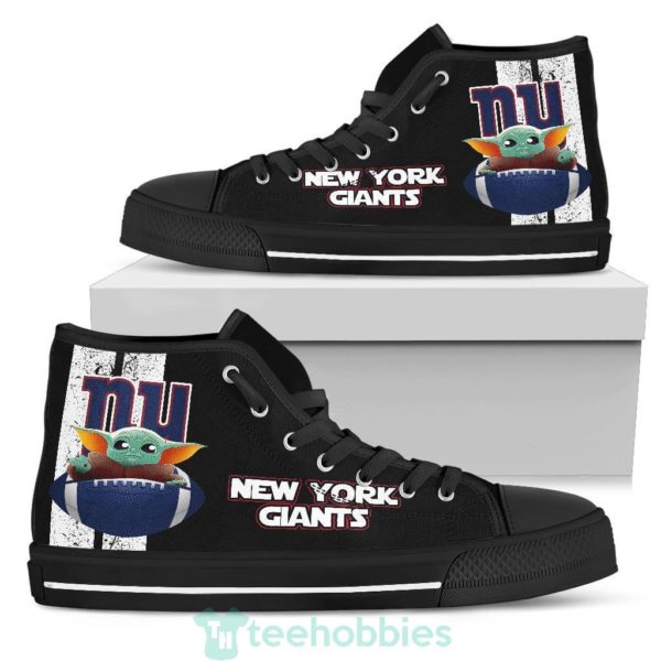 ny giants baby yoda high top shoes 1 S9Rfj 600x600px NY Giants Baby Yoda High Top Shoes