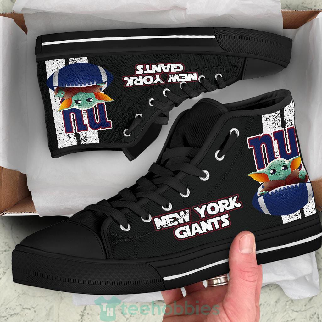NY Giants  Baby Yoda High Top Shoes Product photo 2