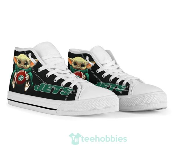 ny jets cute baby yoda high top shoes fan gift 4 4OfdR 600x500px NY Jets Cute Baby Yoda High Top Shoes Fan Gift