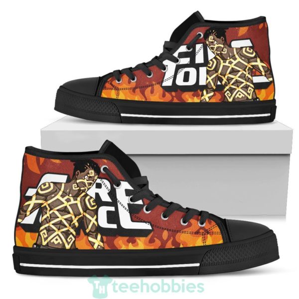 ogun montgomery fire force anime high top shoes 1 GZHoC 600x600px Ogun Montgomery Fire Force Anime High Top Shoes