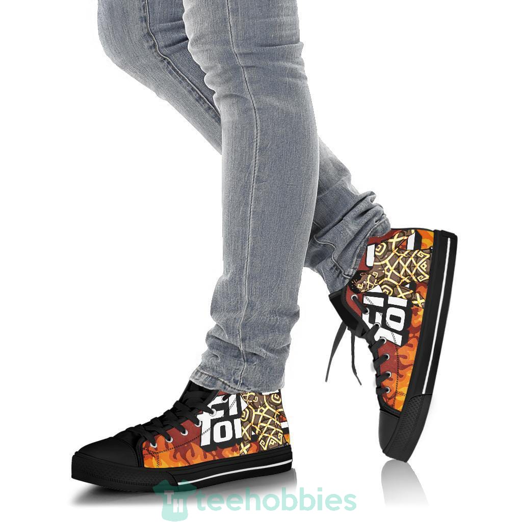 Ogun Montgomery Fire Force  Anime High Top Shoes Product photo 2
