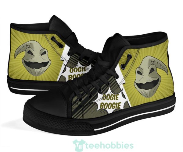 oogie boogie nightmare high top shoes fan gift 4 jKxr4 600x500px Oogie Boogie Nightmare High Top Shoes Fan Gift