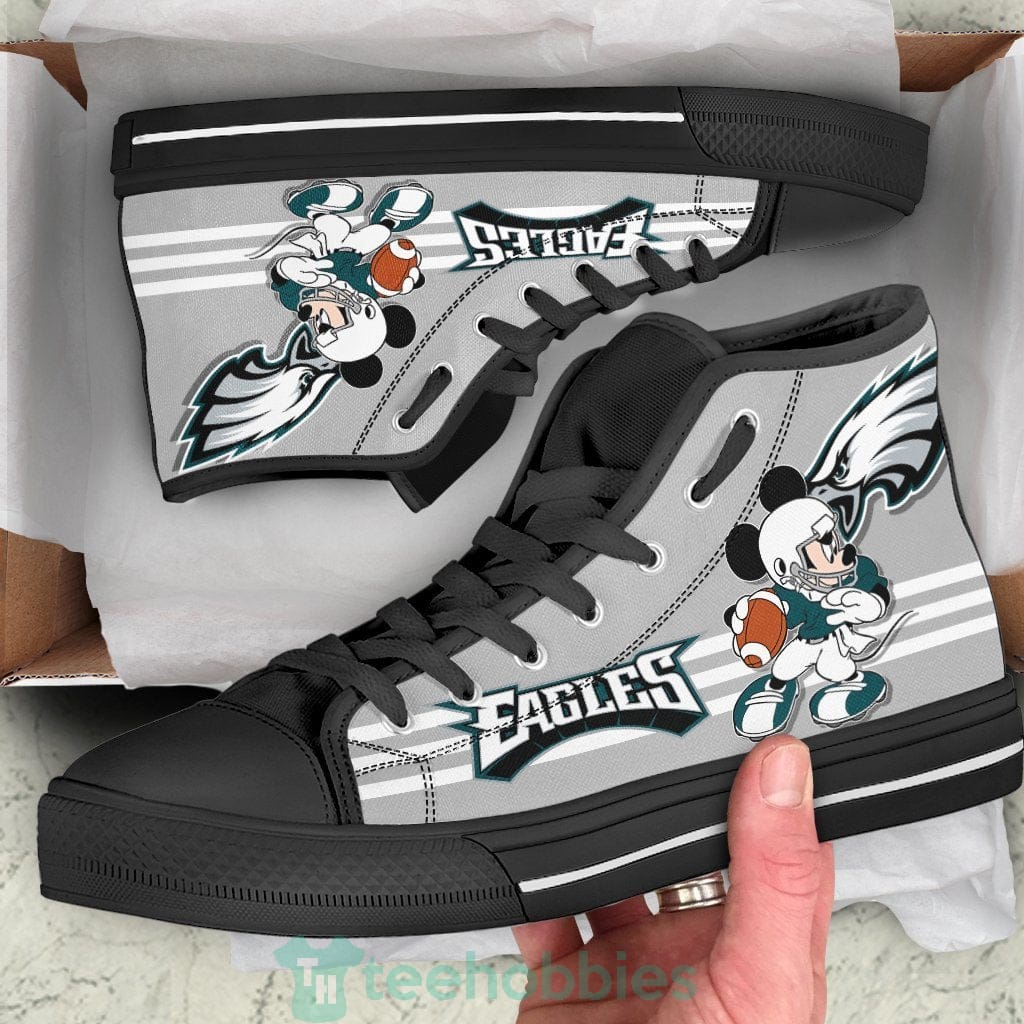 Philadelphia Eagles Sneakers High Top Shoes Fan Gift