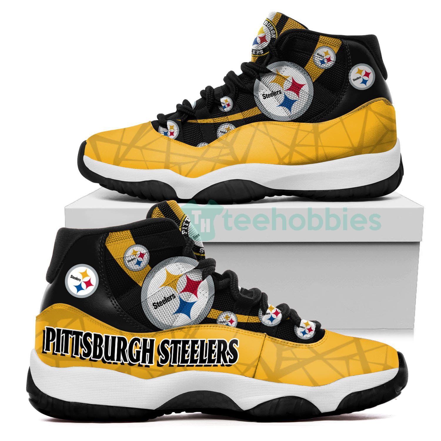 Pittsburgh Steelers Logo Air Jordan 11 Shoes