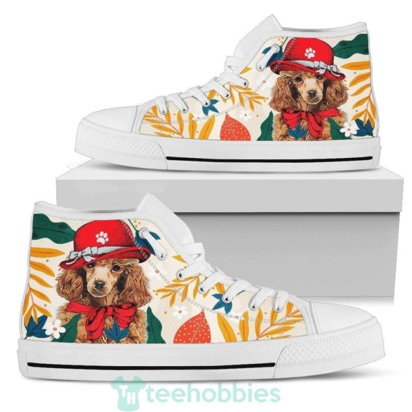poodle dog sneakers high top shoes funny 1 1M812 600x600px Poodle Dog Sneakers High Top Shoes Funny