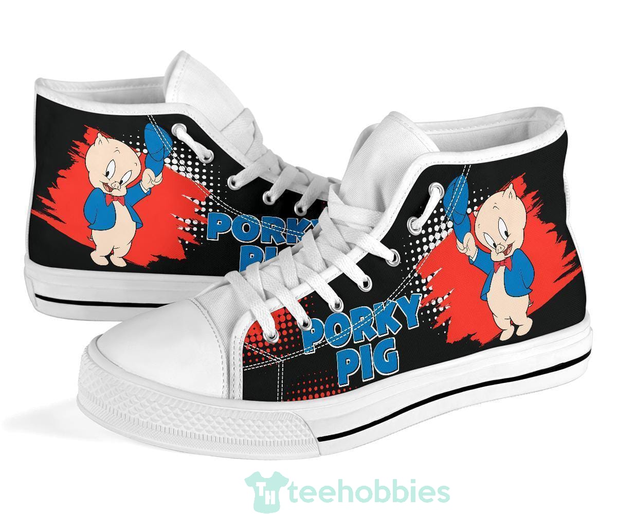 Porky Pig  High Top Shoes Looney Tunes Fan Product photo 1