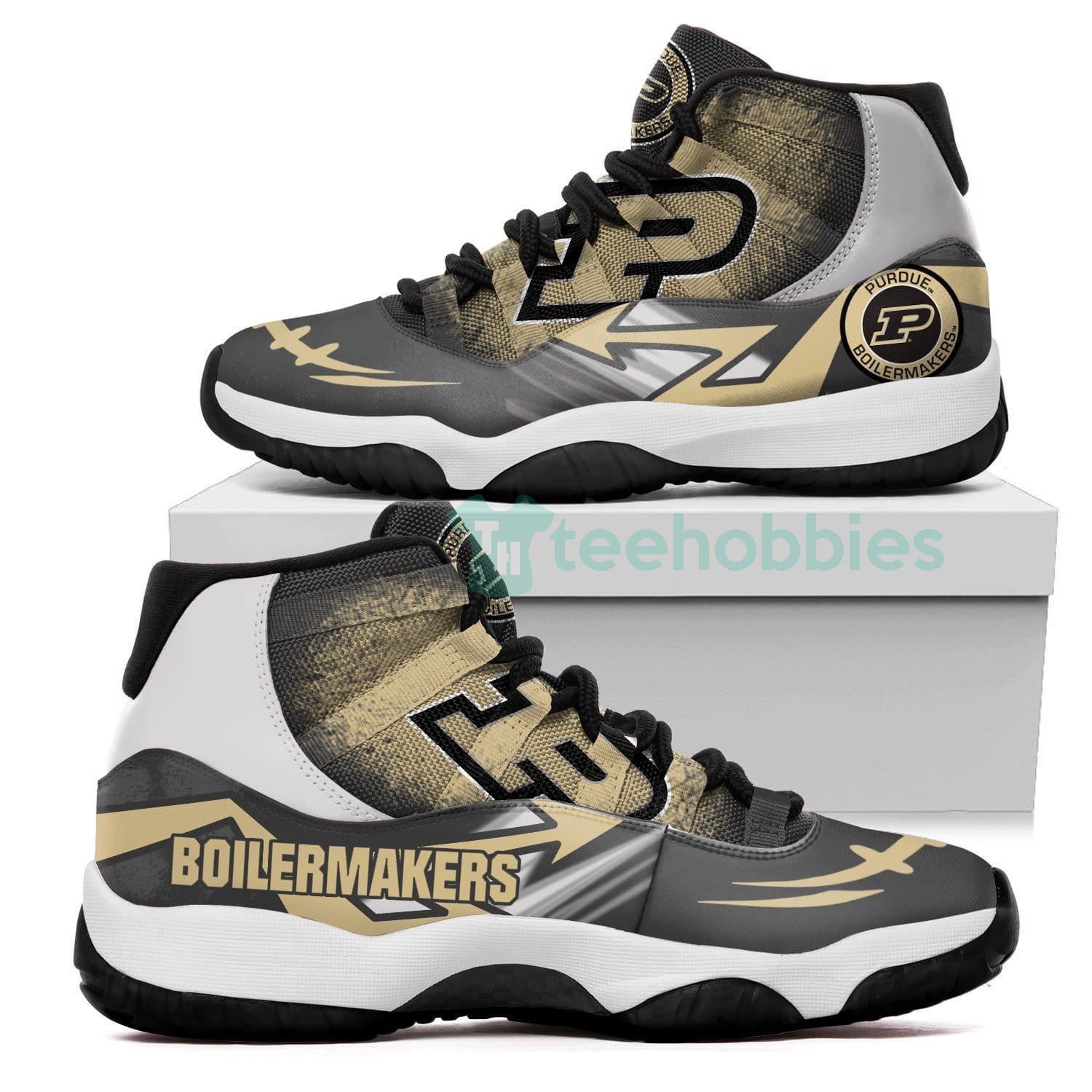 Purdue Boilermakers New Air Jordan 11 Shoes Fans Product photo 1