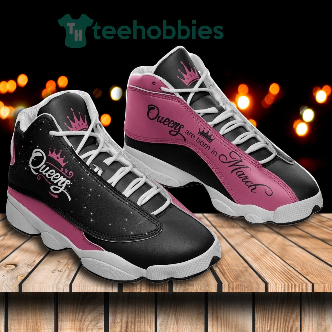 Queens Are Born In March Birthday Air Jordan 13 Sneaker Shoes