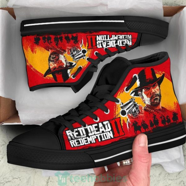 red dead redemption ii custom high top shoes for fans 2 s1BfK 600x600px Red Dead Redemption II Custom High Top Shoes For Fans
