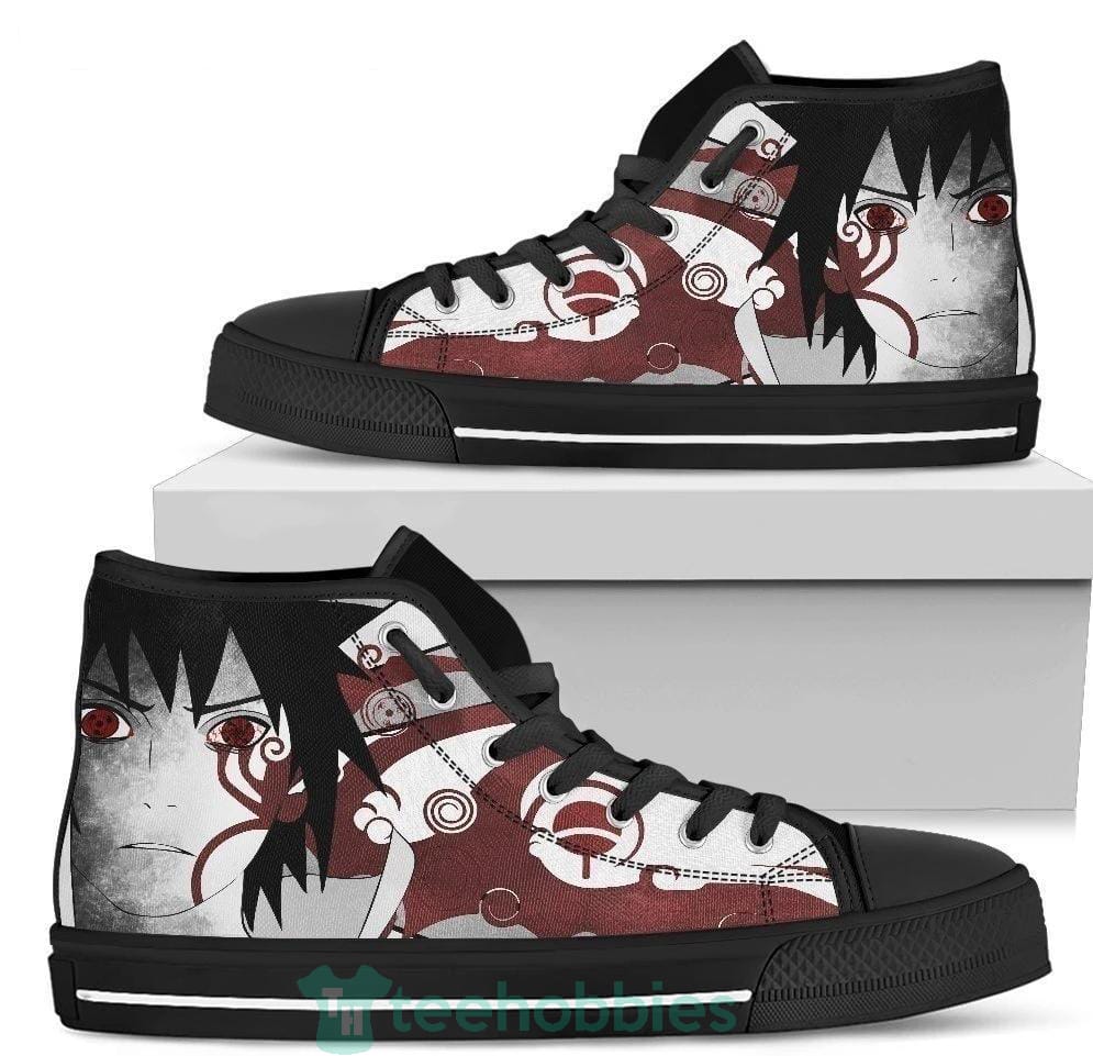 Sasuke High Top Shoes For Naruto Fan Gift