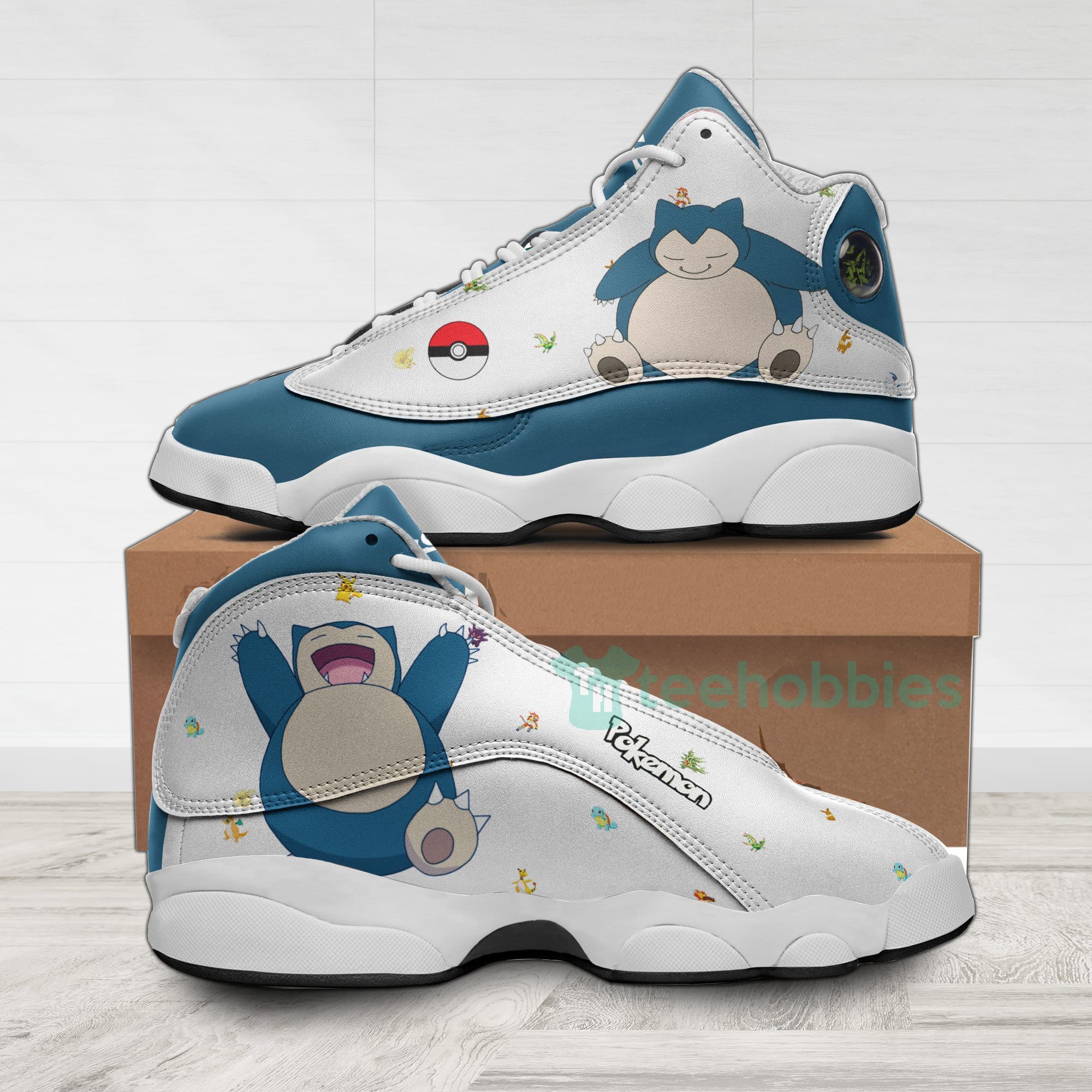 Snorlax Custom Pokemon Anime Air Jordan 13 Shoes