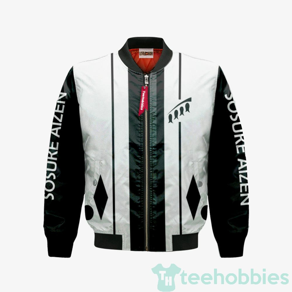 Sosuke Aizen Fifth Division Custom Bleach Cosplay Bomber Jacket Product photo 1