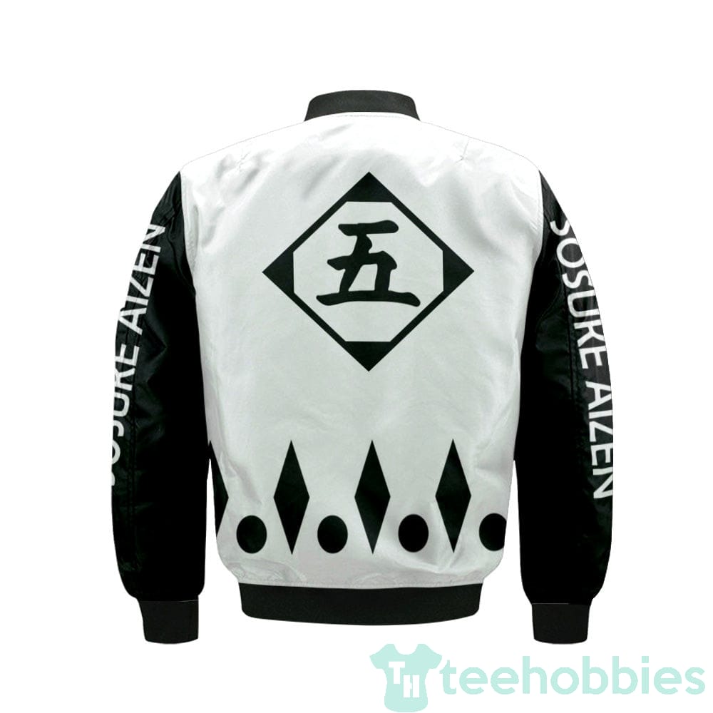 Sosuke Aizen Fifth Division Custom Bleach Cosplay Bomber Jacket Product photo 2