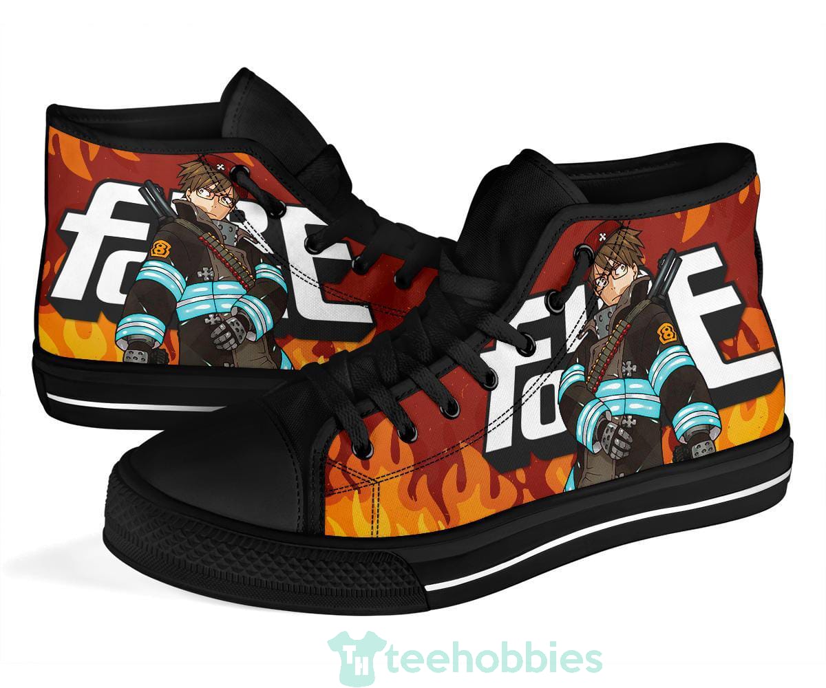 Takehisa Hinawa Fire Force Anime High Top Shoes Fan Product photo 2