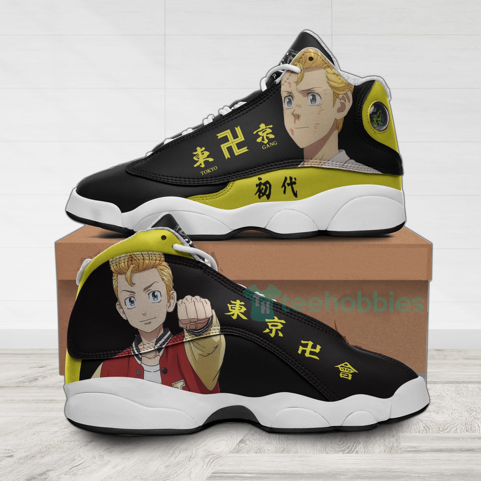 Takemichi Hanagaki Custom Tokyo Revengers Anime Air Jordan 13 Shoes