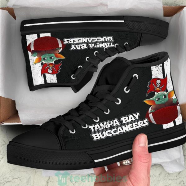 tampa bay buccaneers baby yoda high top shoes gift idea 2 iLb3a 600x600px Tampa Bay Buccaneers Baby Yoda High Top Shoes Gift Idea