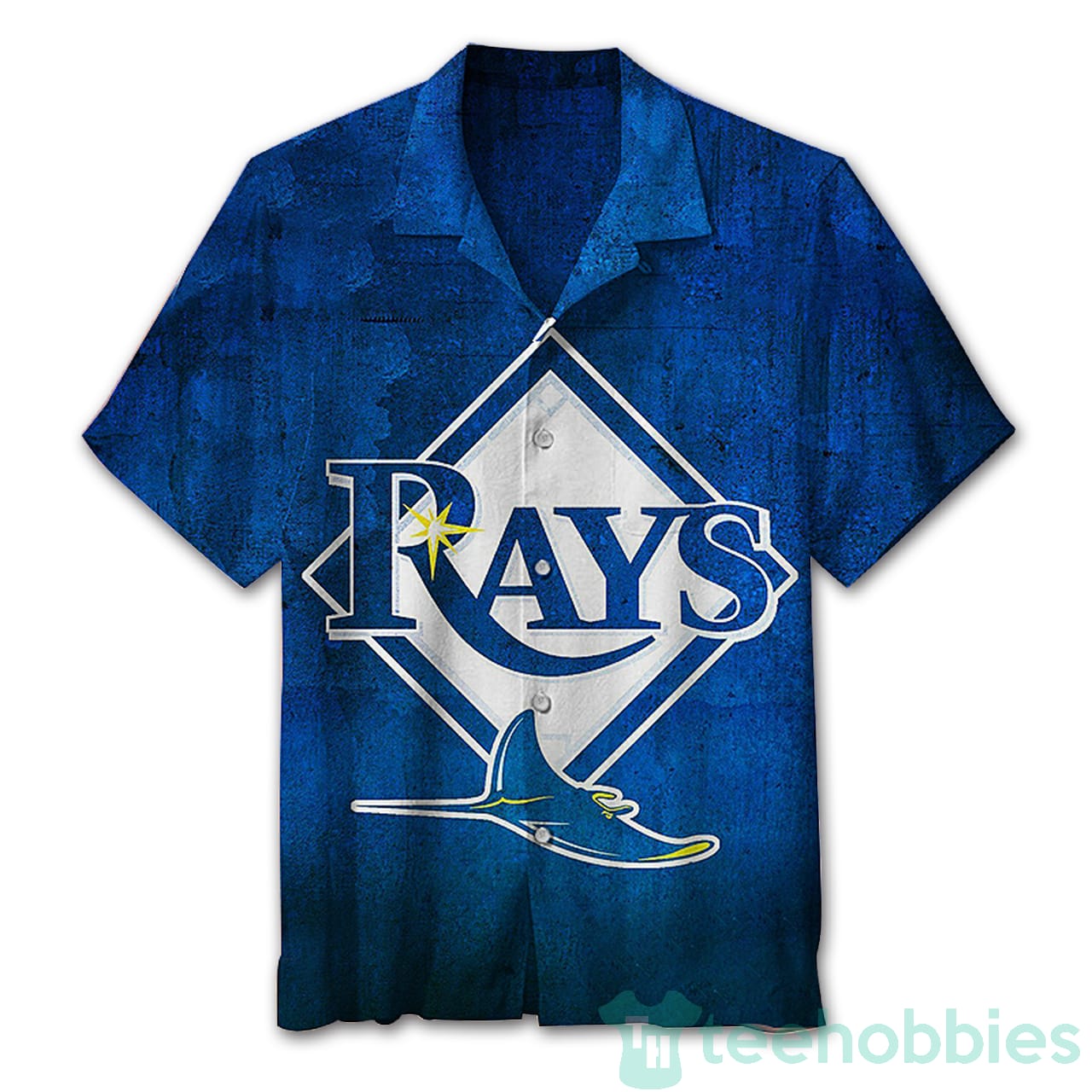 Tampa Bay Rays Blue Hawaiian Shirt