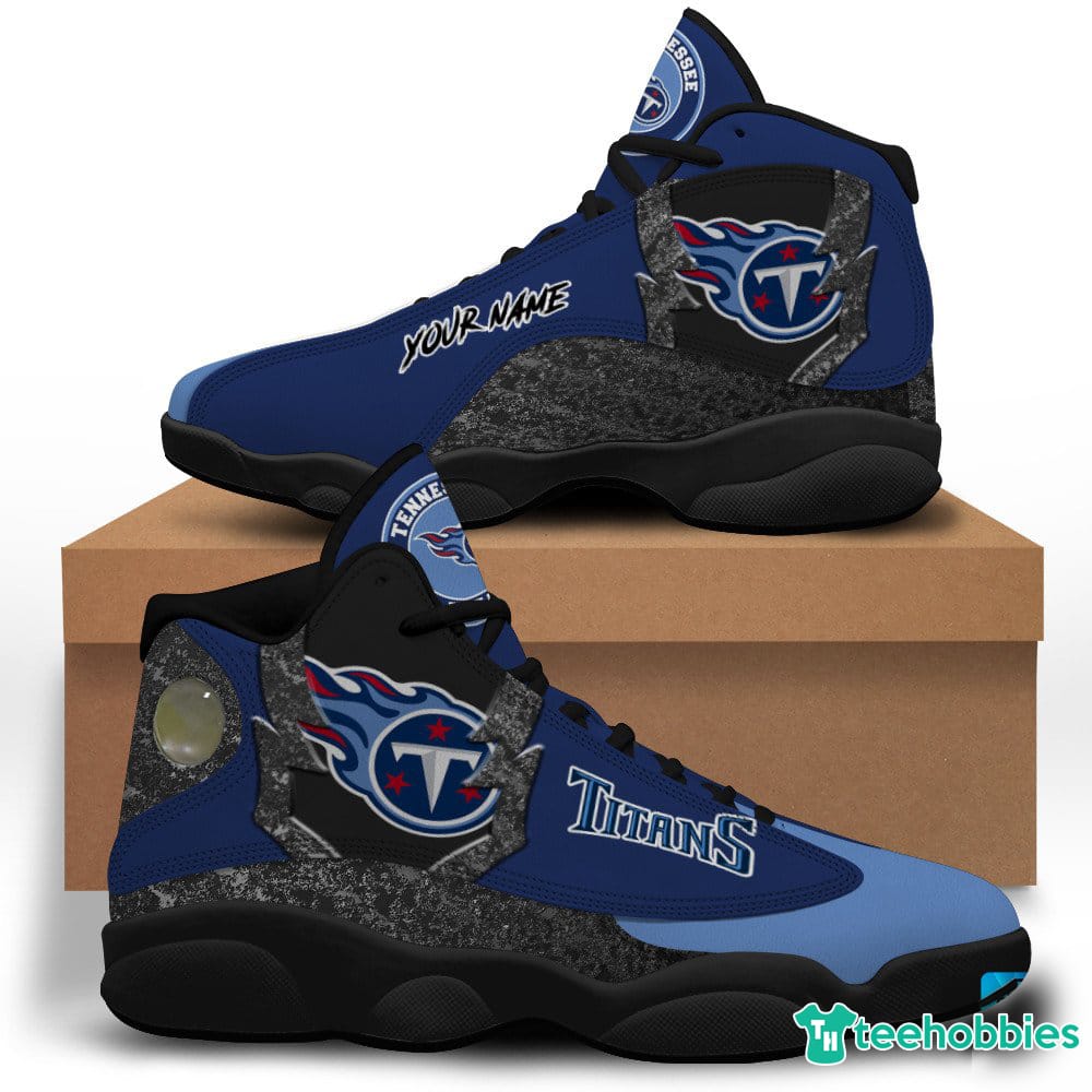 Tennessee Titans Air Jordan 13 Sneakers Shoes Custom Name Personalized Gifts