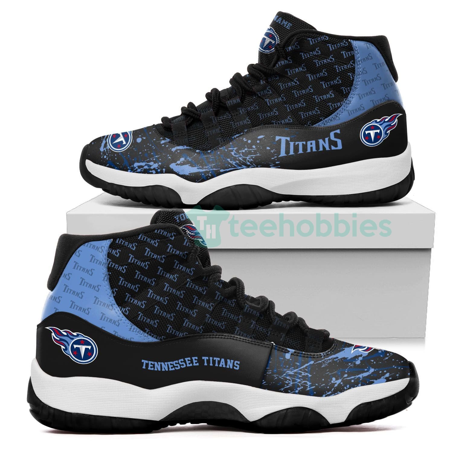 Tennessee Titans Customized New Air Jordan 11 Shoes
