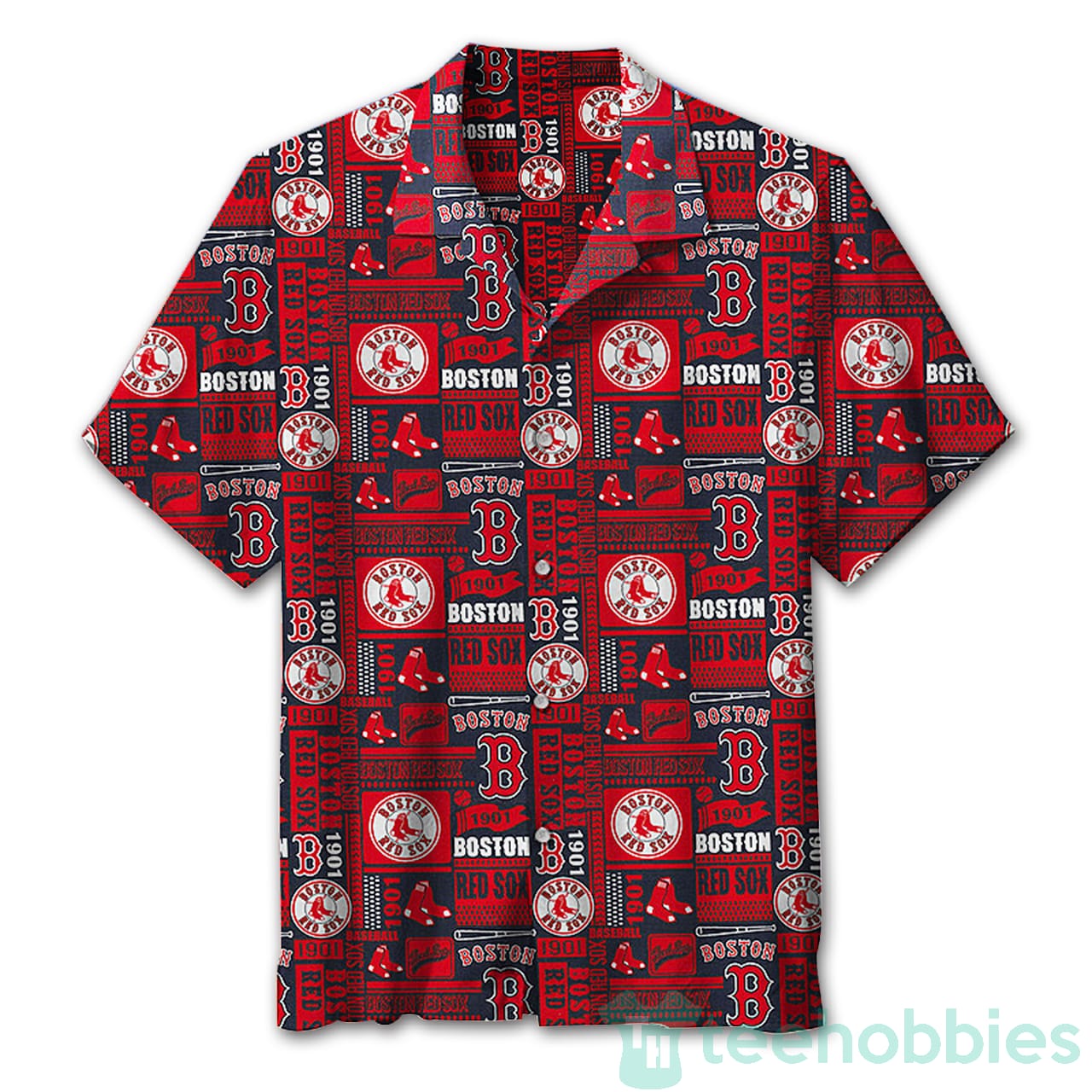 The Boston Red Sox Baseball Unisex Hawaiian Shirt Product photo 1