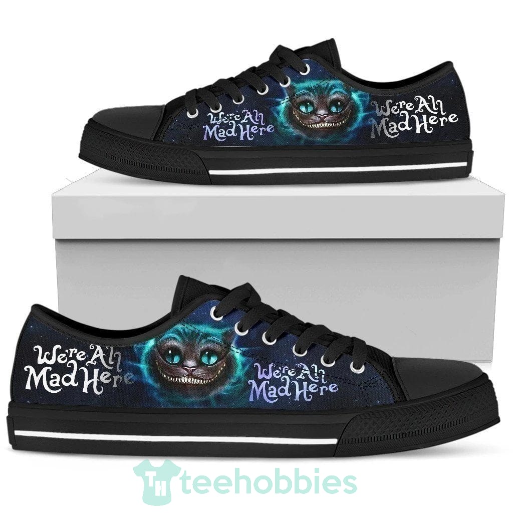 The Cheshire Cat Low Top Shoes We All Mad Here