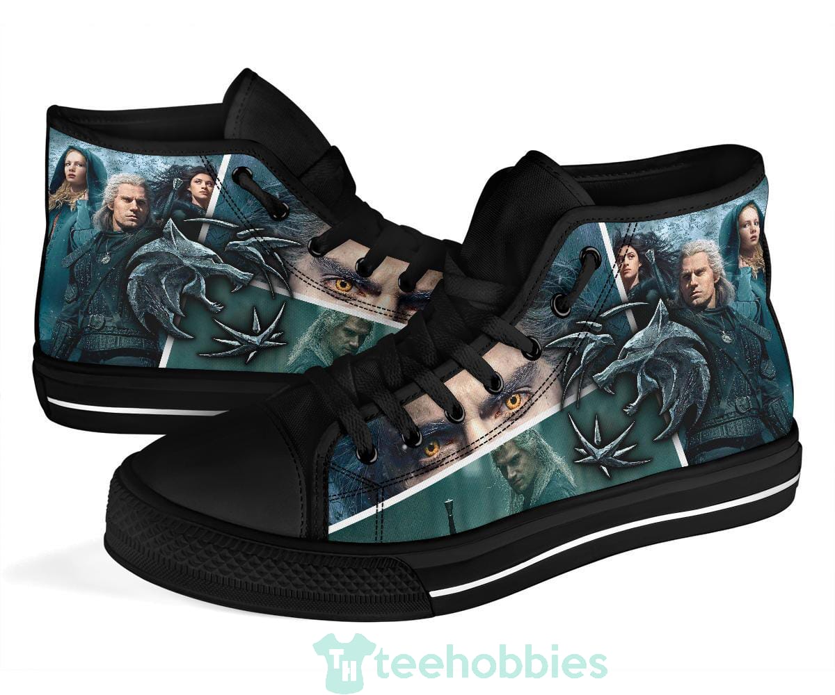 The Witcher Sneakers TV Show High Top Shoes Fan Gift