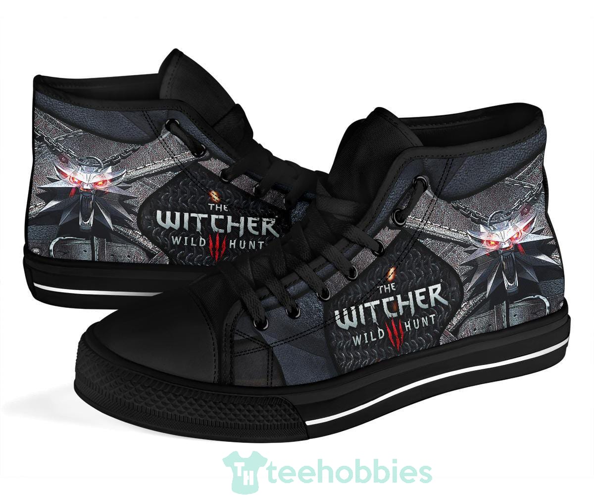 The Witcher Wolf Sneakers High Top Shoes Gift Idea