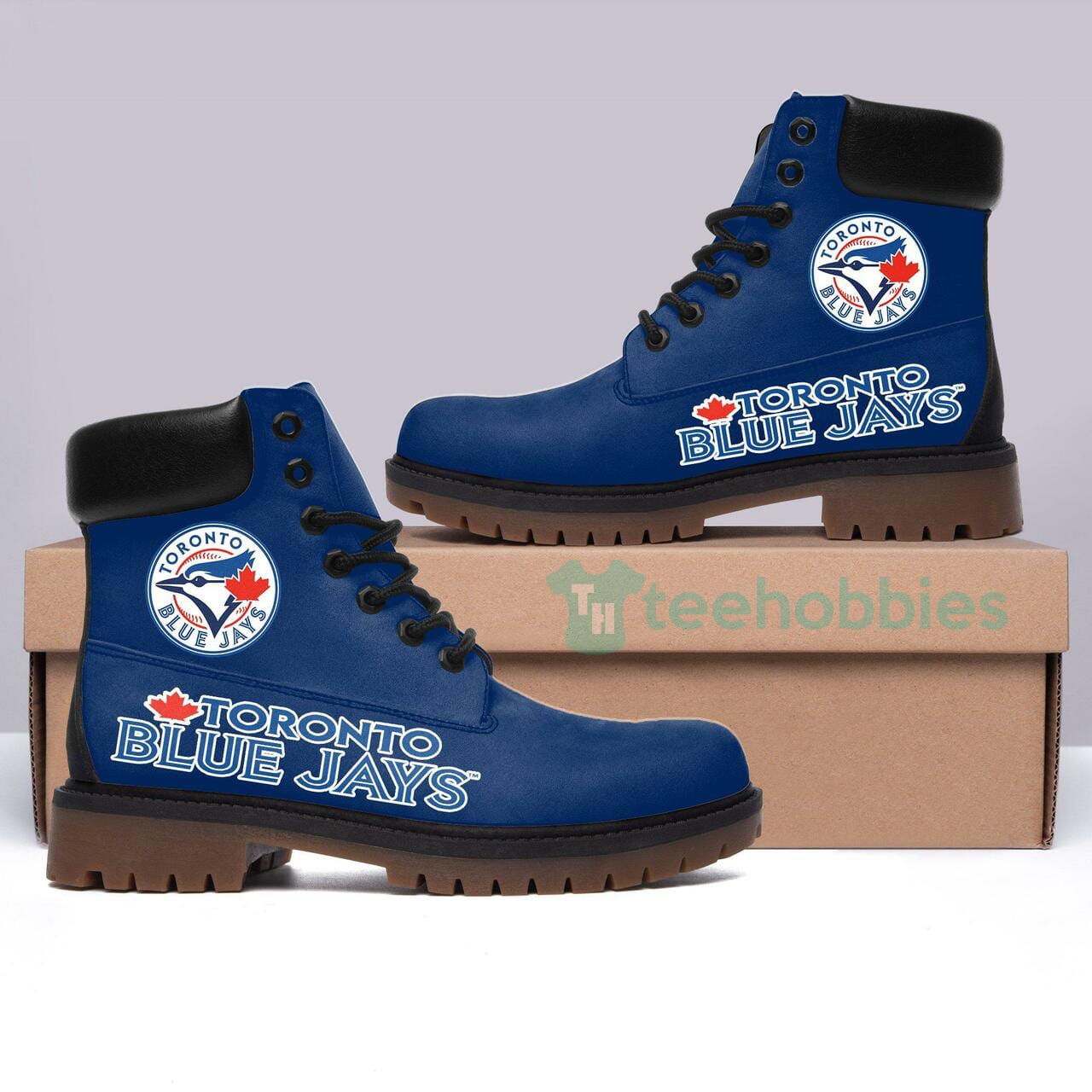 Toronto Blue Jays Baseball Winter Leather Boots Product photo 1