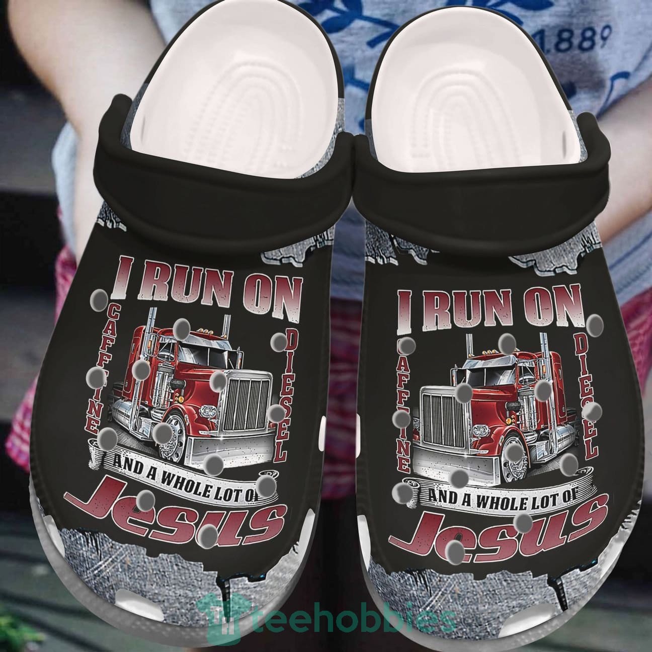 Truck Personalized Clog Shoes I Am A Truck Driver