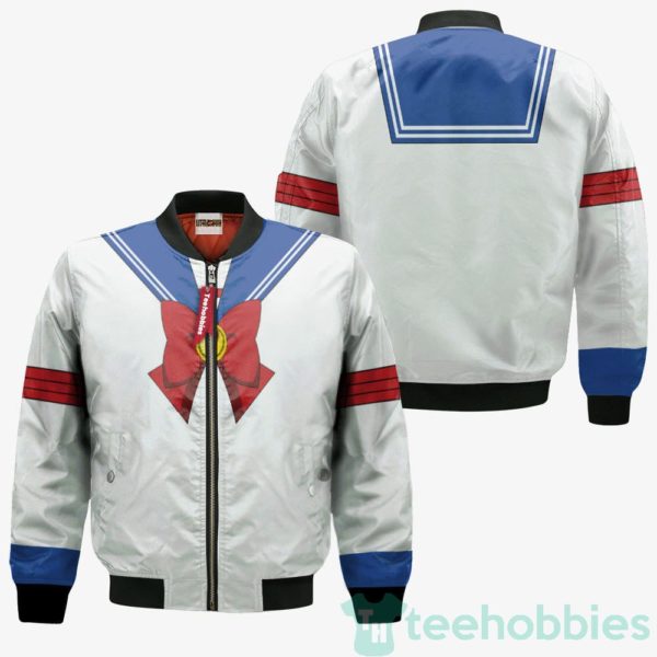 usagi tsukino custom sailor moon cosplay bomber jacket 3 qpQbt 600x600px Usagi Tsukino Custom Sailor Moon Cosplay Bomber Jacket