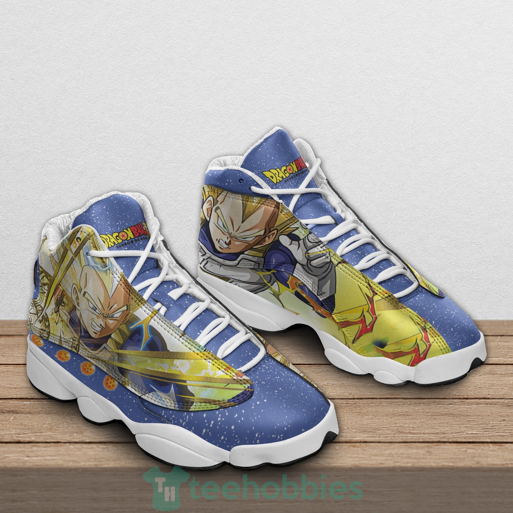 Vegeta Custom Super Saiyan Dragon Ball Anime Air Jordan 13 Shoes Product photo 2