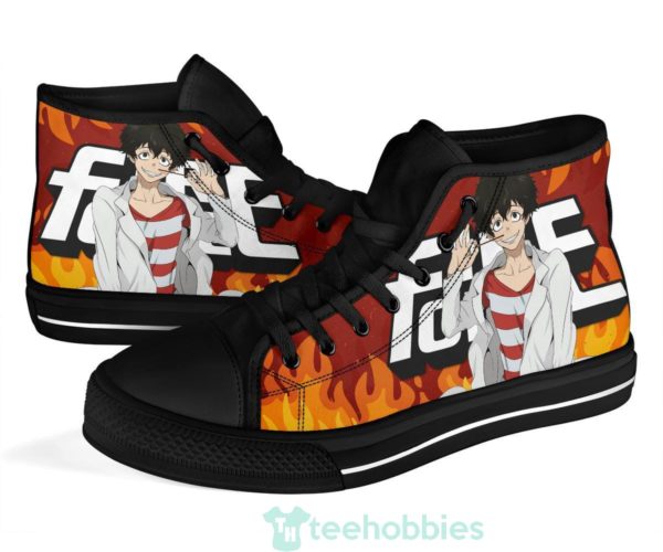 victor lich fire force anime high top shoes fan gift 4 Z2AqR 600x500px Victor Lich Fire Force Anime High Top Shoes Fan Gift