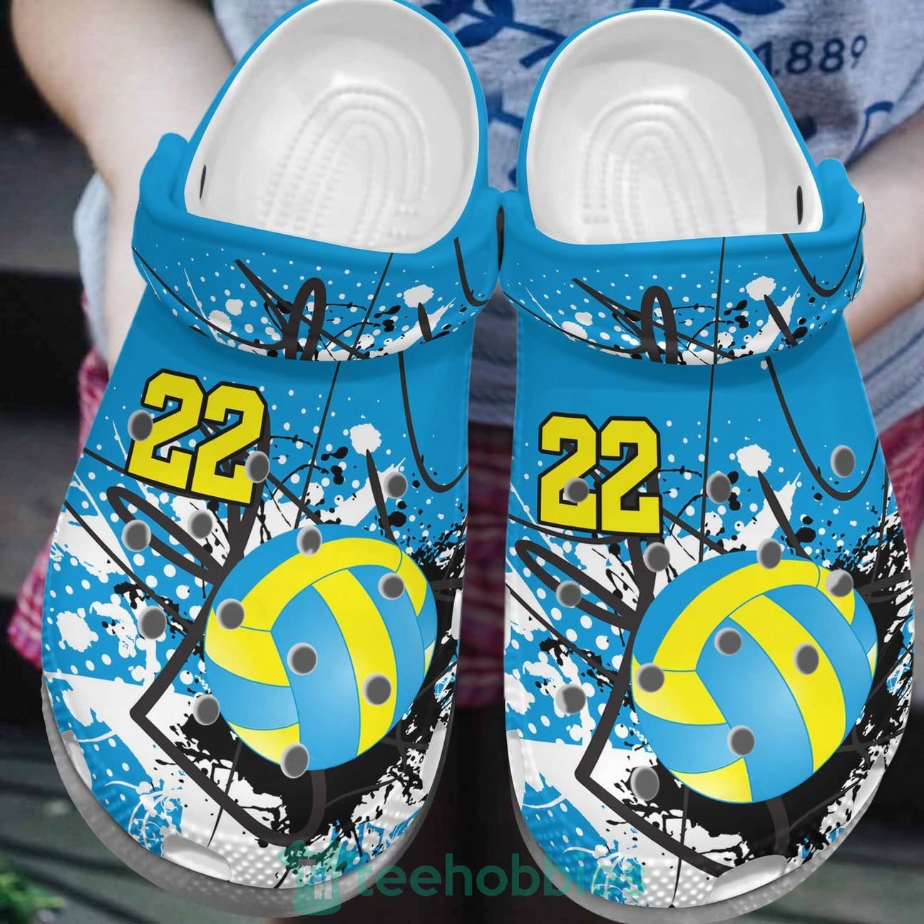 Custom Number Volleyball Clog Shoes Volleyball Is My Life