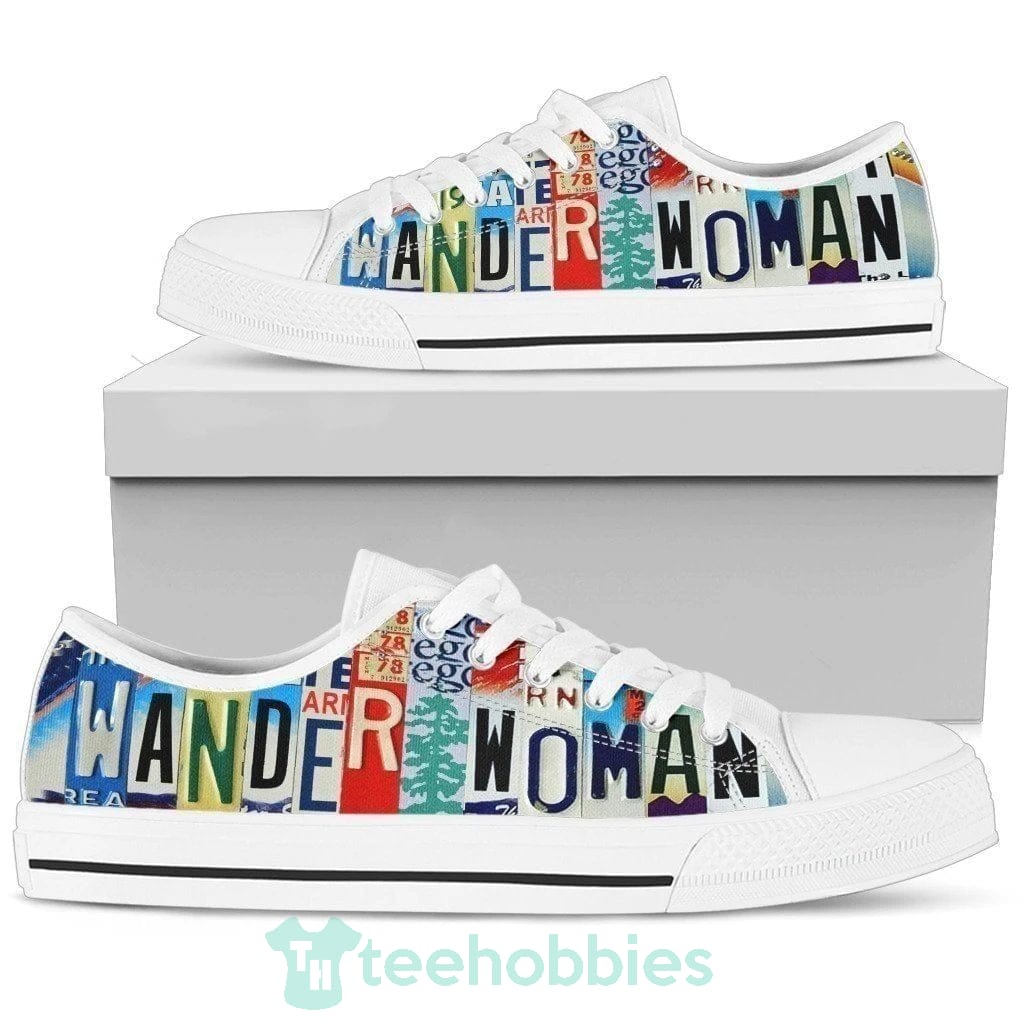 Wander Woman Camping Lover Low Top Shoes