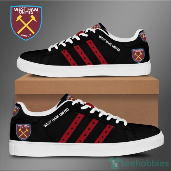 west ham united leather low top skate shoes 1 bBqy3 600x600px West Ham United Leather Low Top Skate Shoes