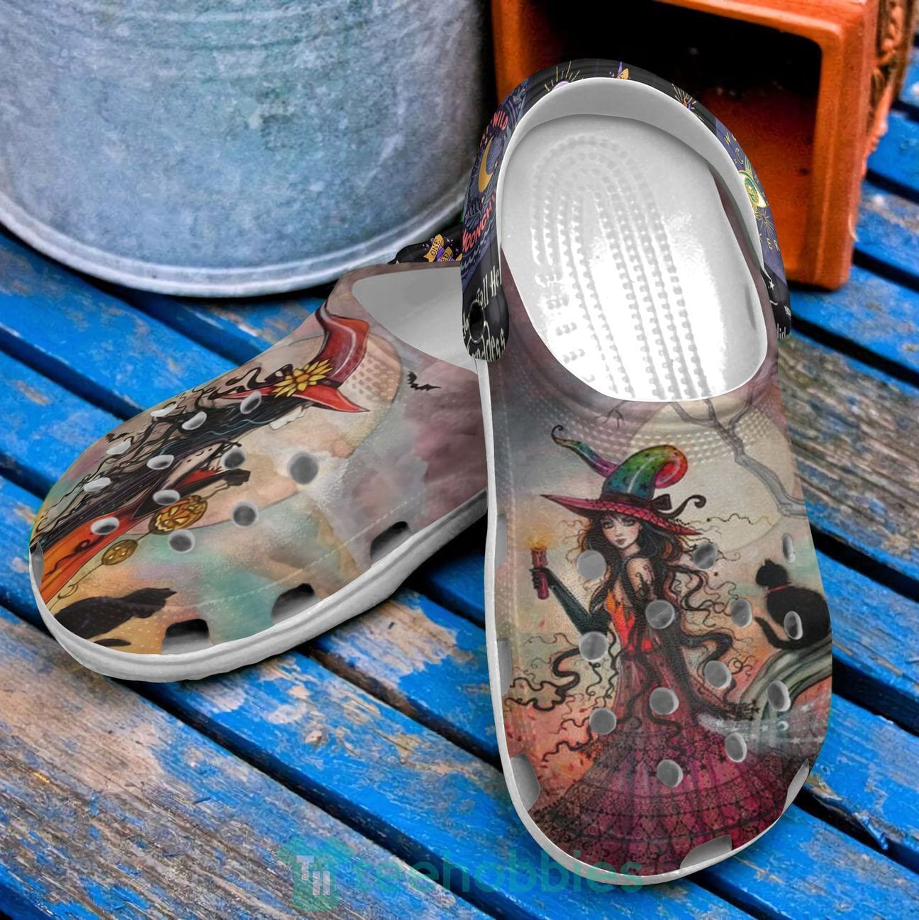 Wicca Clog Shoes One Bad Witch