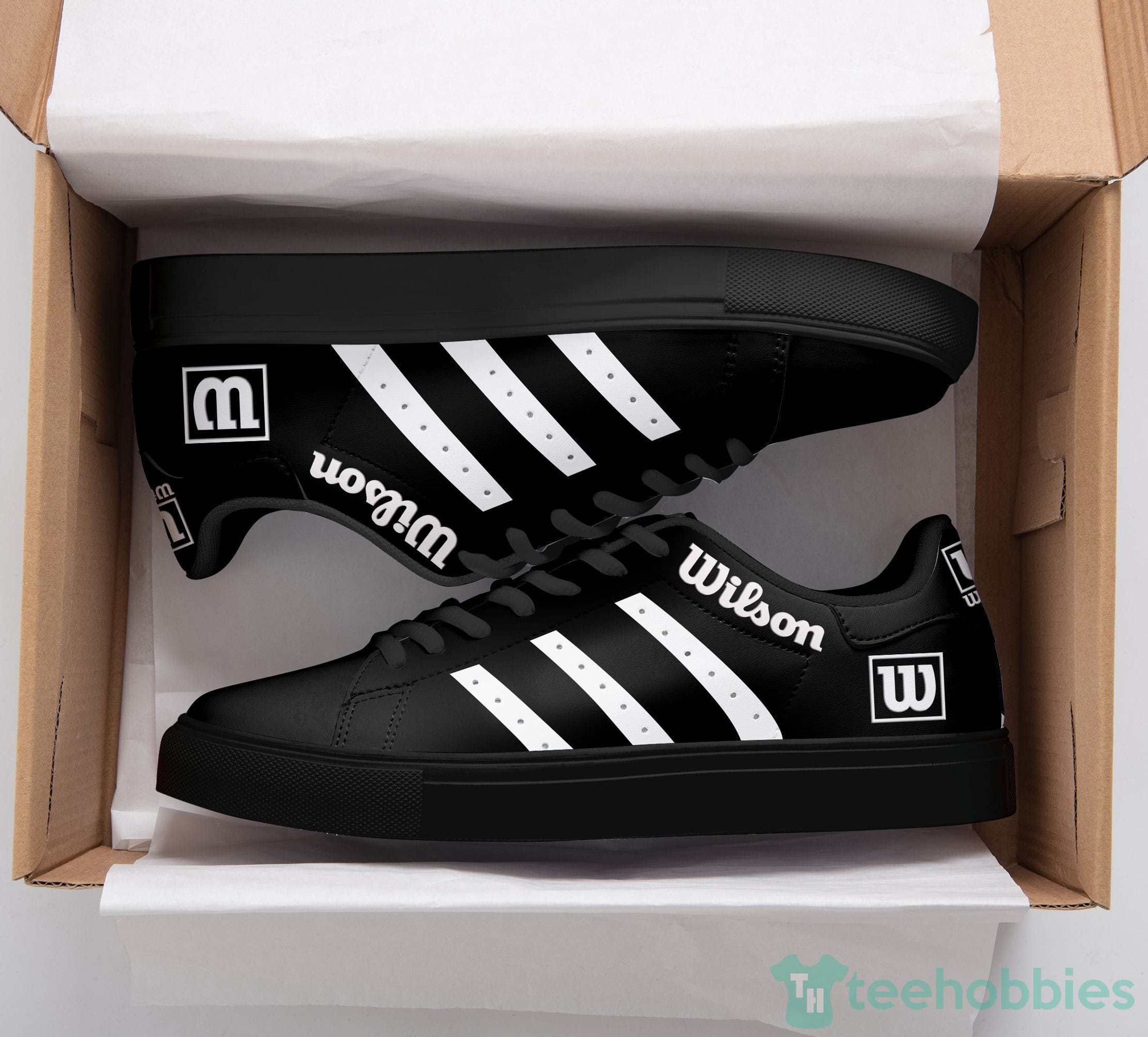 Wilson Black Low Top Skate Shoes Product photo 1