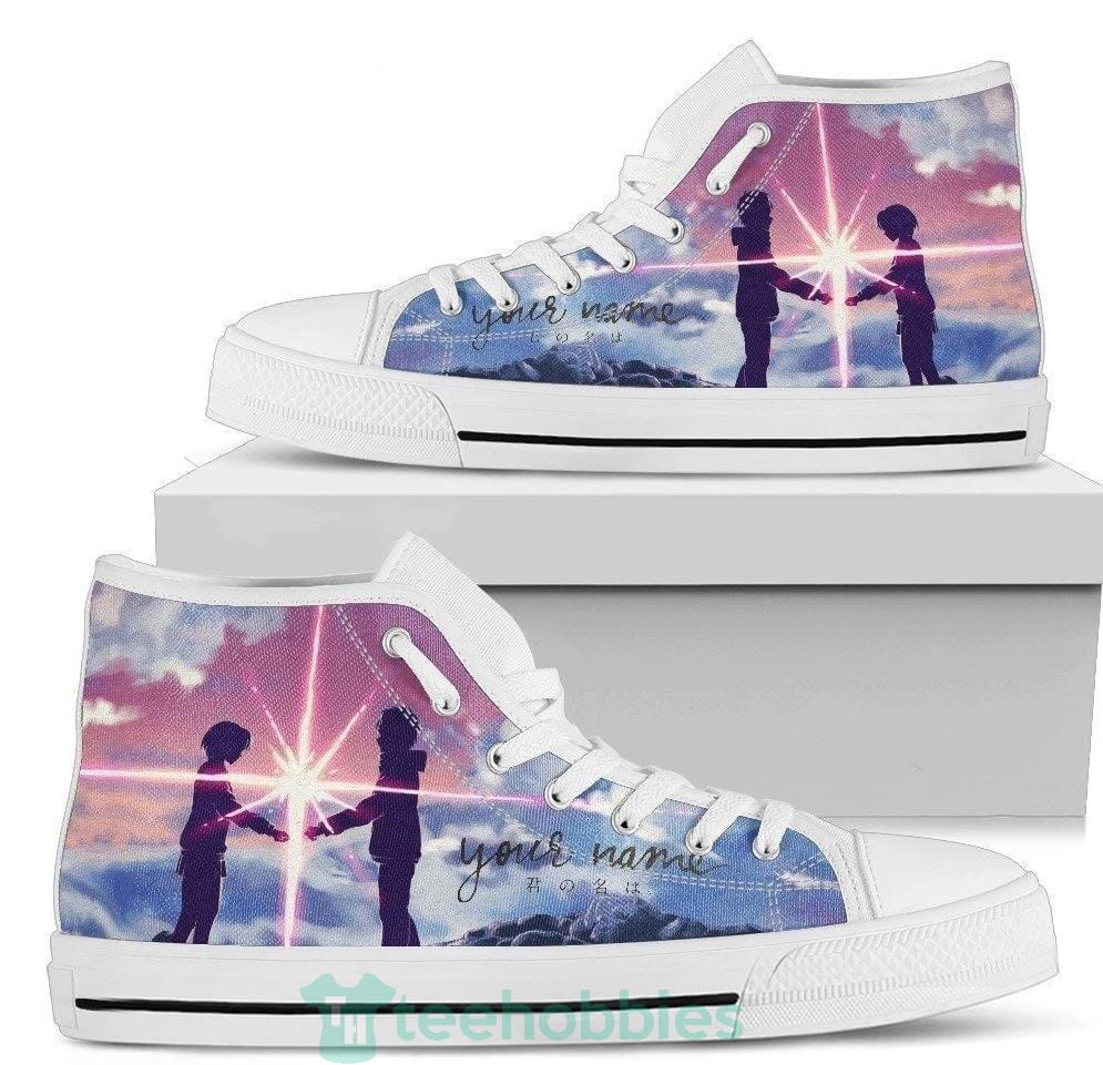 Your Name Anime High Top Shoes Fan Gift Idea Product photo 1