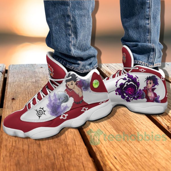 zeldris custom the seven deadly sins anime air jordan 13 shoes 4 ed7kU 600x600px Zeldris Custom The Seven Deadly Sins Anime Air Jordan 13 Shoes