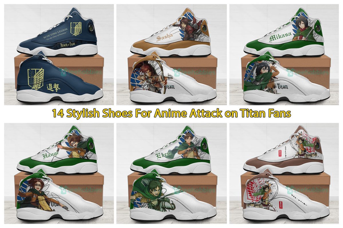 14 Stylish Shoes For Anime Attack on Titan Fans