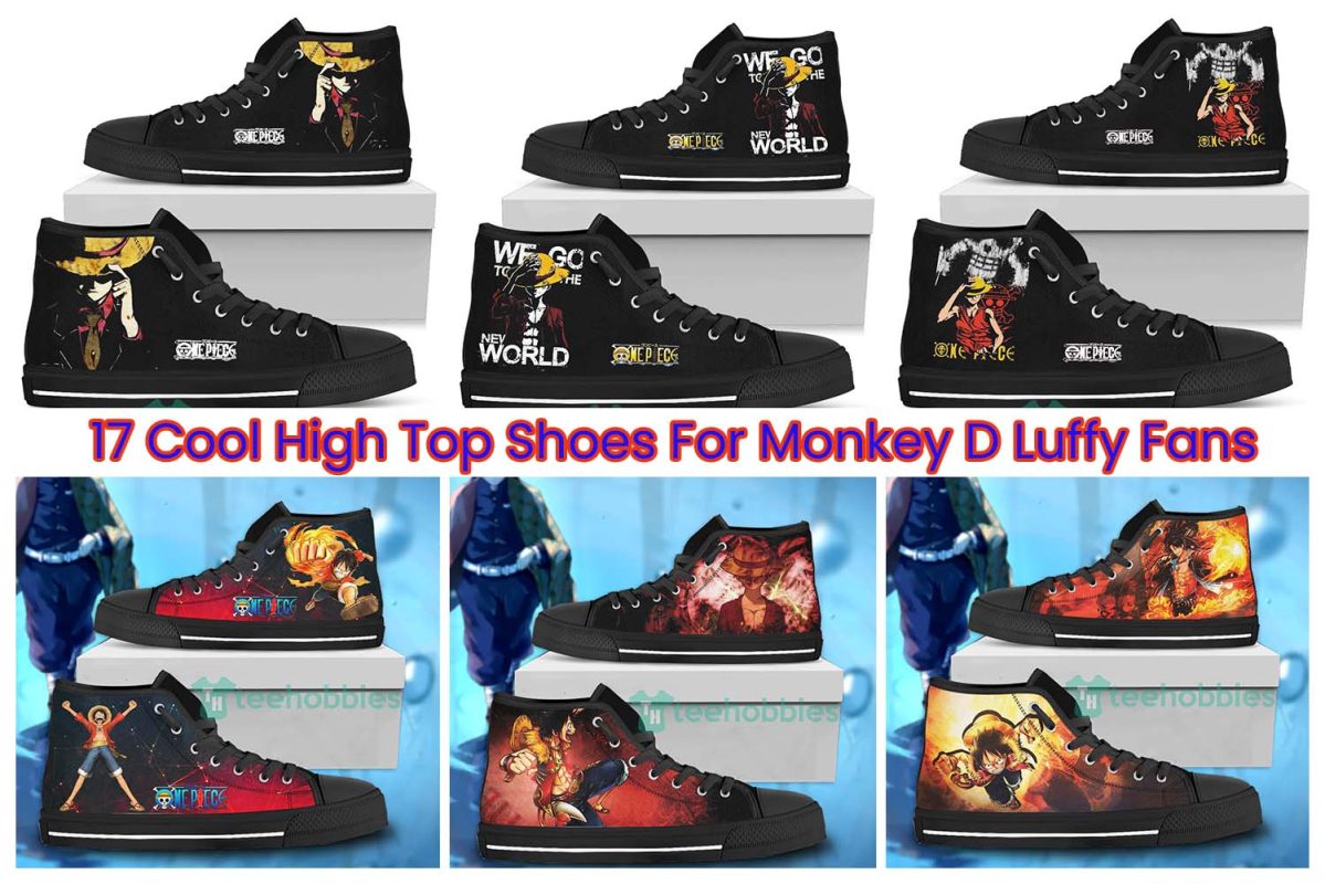 17 Cool High Top Shoes For Monkey D Luffy Fans