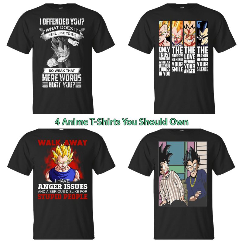 4 Anime T-Shirts You Should Own