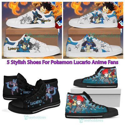 5 Stylish Shoes For Pokemon Lucario Anime Fans