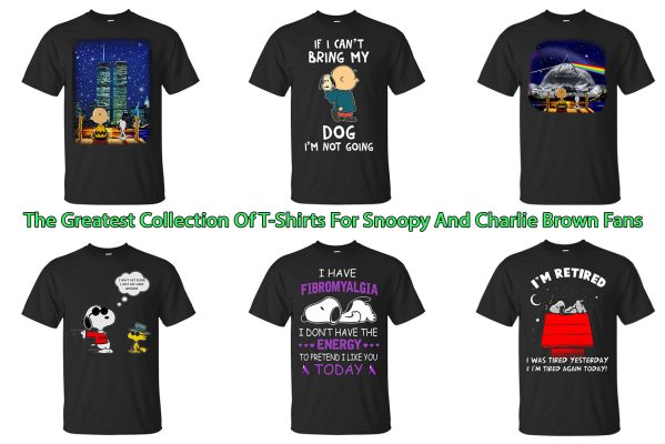 The Greatest Collection Of T-Shirts For Snoopy And Charlie Brown Fans