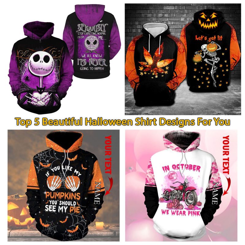 Top 5 Beautiful Halloween Shirt Designs For You
